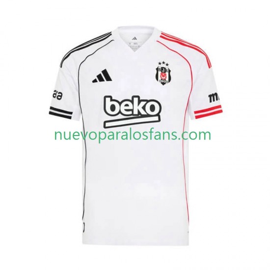 Camiseta de Fútbol Besiktas Hombre Casa 2025-2026 Manga Corta
