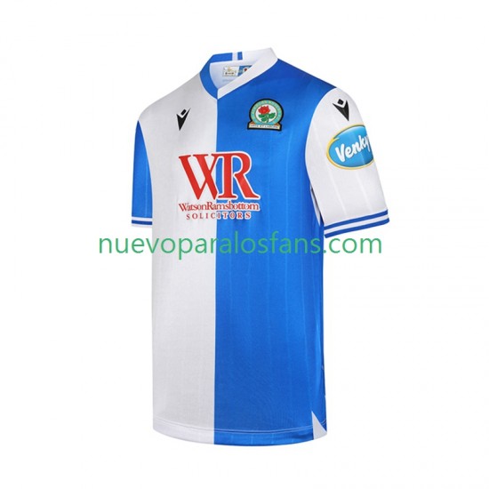 Camiseta de Fútbol Blackburn Rovers Hombre Casa 2025-2026 Manga Corta