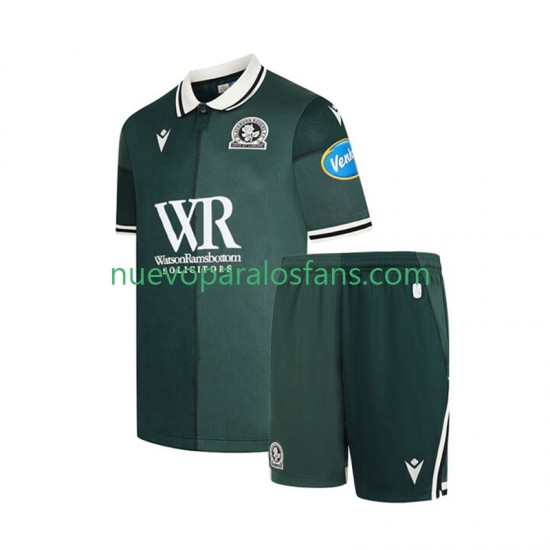 Camiseta de Fútbol Blackburn Rovers Niño Tercera 2025-2026 Manga Corta