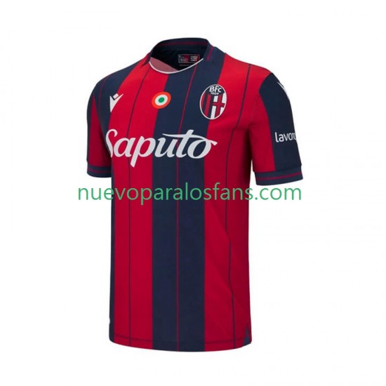 Camiseta de Fútbol Bologna Hombre Casa 2025-2026 Manga Corta