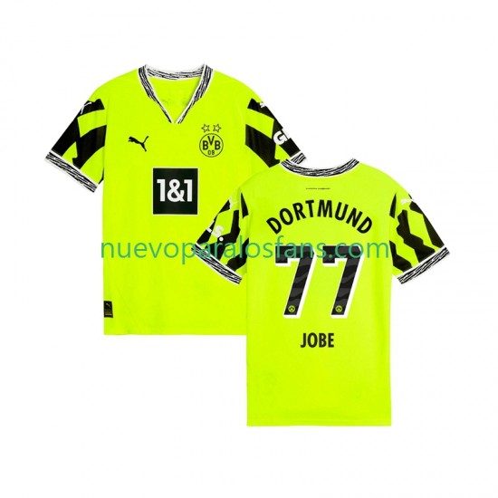 Camiseta de Fútbol Borussia Dortmund Jobe Bellingham 77 Special Hombre Casa 2024-2025 Manga Corta