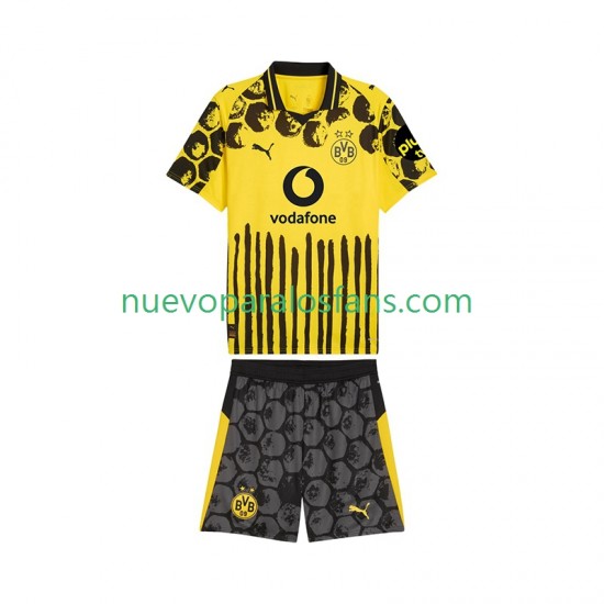 Camiseta de Fútbol Borussia Dortmund FIFA CWC Niño Casa 2025 Manga Corta