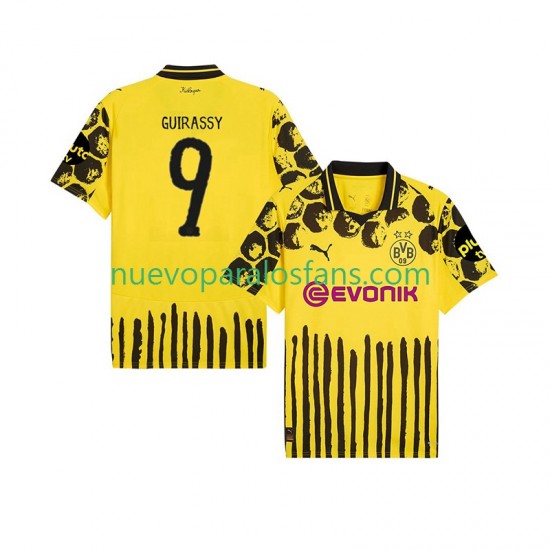 Camiseta de Fútbol Borussia Dortmund Serhou Guirassy 9 FIFA CWC Hombre Casa 2025 Manga Corta
