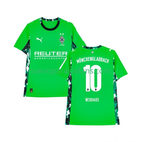 Camiseta de Fútbol Rusia Bo Monchengladbach Florian Neuhaus 10 Hombre Exterior 2025-2026 Manga Corta