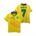 Camiseta de Fútbol Brasil BEBETO 7 Retro Hombre Casa 1994 Manga Corta
