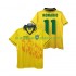 Camiseta de Fútbol Brasil ROMARIO 11 Retro Hombre Casa 1994 Manga Corta