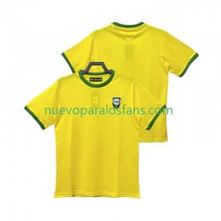 Camiseta de Fútbol Brasil 1970 Retro Hombre Casa Manga Corta