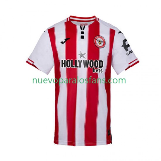 Camiseta de Fútbol Brentford Hombre Casa 2025-2026 Manga Corta