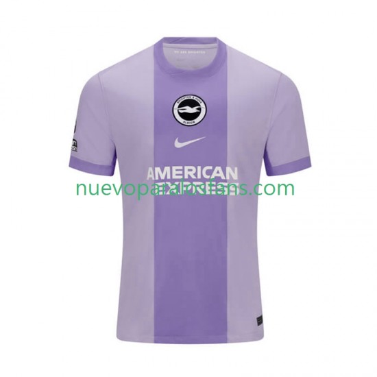 Camiseta de Fútbol Brighton & Hove Albion Hombre Exterior 2025-2026 Manga Corta