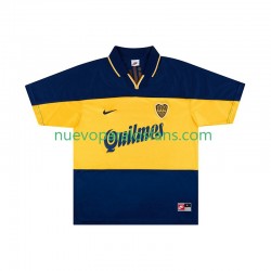 Camiseta de Fútbol CA Boca Juniors 2000 Retro Hombre Casa 1999 Manga Corta