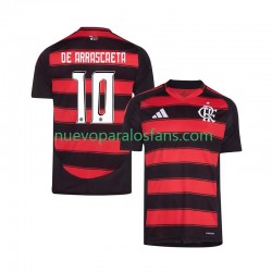 Camiseta de Fútbol CR Flamengo Giorgian de Arrascaeta 10 Hombre Casa 2025-2026 Manga Corta