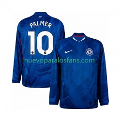Camiseta de Fútbol Chelsea Cole Palmer 10 Hombre Casa 2025-2026 Manga Larga