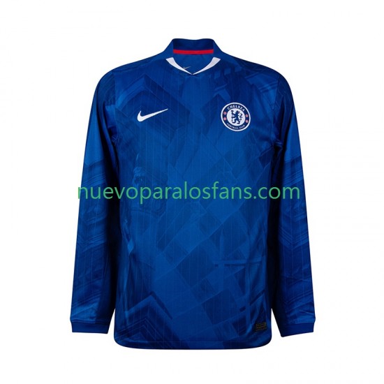 Camiseta de Fútbol Chelsea Hombre Casa 2025-2026 Manga Larga