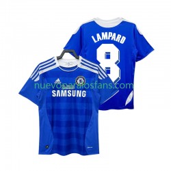 Camiseta de Fútbol Chelsea LAMPARD 8 2012 Retro Hombre Casa 2011 Manga Corta