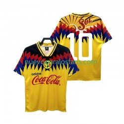 Camiseta de Fútbol Club América 10 1995 Retro Hombre Casa Manga Corta