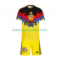 Camiseta de Fútbol Club América Niño Casa 2025-2026 Manga Corta