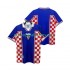 Camiseta de Fútbol Croacia Retro Hombre Exterior 1998 Manga Corta