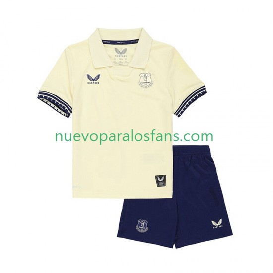 Camiseta de Fútbol Everton Niño Exterior 2025-2026 Manga Corta