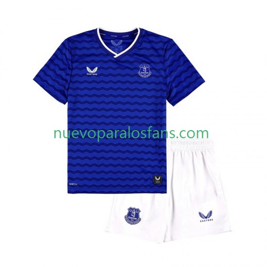 Camiseta de Fútbol Everton Niño Casa 2025-2026 Manga Corta