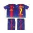 Camiseta de Fútbol FC Barcelona DAUID VILLA 7 2012 2013 Retro Niño Casa Manga Corta