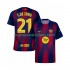 Camiseta de Fútbol FC Barcelona Frenkie de Jong 21 Champions League Hombre Casa 2025-2026 Manga Corta