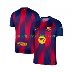Camiseta de Fútbol FC Barcelona Hombre Casa 2025-2026 Manga Corta