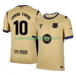Camiseta de Fútbol FC Barcelona Lamine Yamal 10 UCL Hombre Exterior 2025-2026 Manga Corta