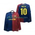 Camiseta de Fútbol FC Barcelona Lionel Messi 10 Champions League 2009 Retro Hombre Casa 2008 Manga Larga
