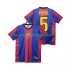 Camiseta de Fútbol FC Barcelona PUYOL 5 Retro Hombre Casa 1998 1999 Manga Corta