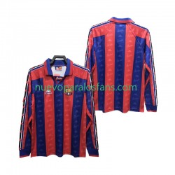 Camiseta de Fútbol FC Barcelona 1996 1997 Retro Hombre Casa Manga Larga