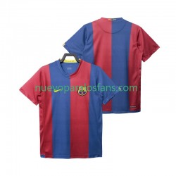 Camiseta de Fútbol FC Barcelona 2007 Retro Hombre Casa 2006 Manga Corta