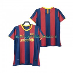Camiseta de Fútbol FC Barcelona Retro Hombre Casa 2011 2010 Manga Corta