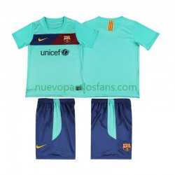 Camiseta de Fútbol FC Barcelona Retro Niño Exterior 2011 2010 Manga Corta