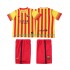 Camiseta de Fútbol FC Barcelona 2013 2014 Retro Niño Exterior Manga Corta