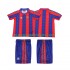 Camiseta de Fútbol FC Barcelona 1996 1997 Retro Niño Casa Manga Corta
