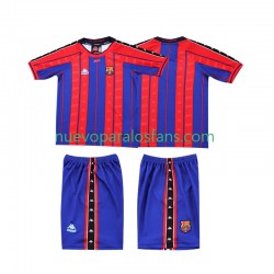 Camiseta de Fútbol FC Barcelona 1997 Retro Niño Casa 1998 Manga Corta