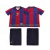 Camiseta de Fútbol FC Barcelona Retro Niño Casa 1998 1999 Manga Corta