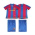 Camiseta de Fútbol FC Barcelona 2007 Retro Niño Casa 2008 Manga Corta