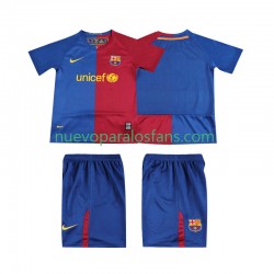 Camiseta de Fútbol FC Barcelona 2009 Retro Niño Casa 2008 Manga Corta