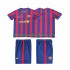 Camiseta de Fútbol FC Barcelona 2009 Retro Niño Casa 2010 Manga Corta