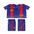 Camiseta de Fútbol FC Barcelona 2012 2013 Retro Niño Casa Manga Corta
