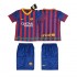Camiseta de Fútbol FC Barcelona 2013 2014 Retro Niño Casa Manga Corta