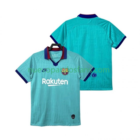Camiseta de Fútbol FC Barcelona 2019 2020 Retro Hombre Tercera Manga Corta