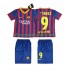 Camiseta de Fútbol FC Barcelona SUARZE 9 2013 2014 Retro Niño Casa Manga Corta