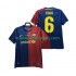 Camiseta de Fútbol FC Barcelona XAVI 6 Champions League 2009 Retro Hombre Casa 2008 Manga Corta