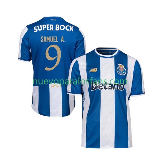 Camiseta de Fútbol FC Porto Samu Aghehowa 9 Hombre Casa 2025-2026 Manga Corta