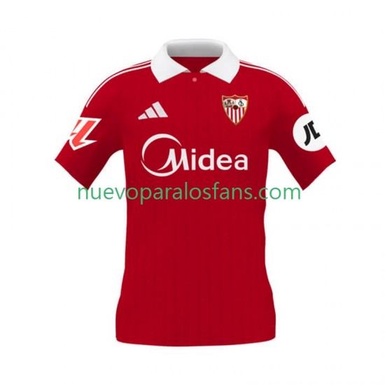 Camiseta de Fútbol Sevilla FC Hombre Exterior 2025-2026 Manga Corta