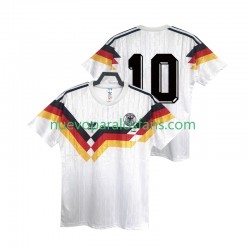 Camiseta de Fútbol Alemania 10 1990 Retro Hombre Casa Manga Corta