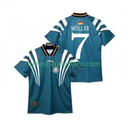 Camiseta de Fútbol Alemania MOLLER 7 1996 Retro Hombre Exterior Manga Corta