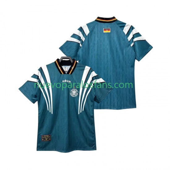 Camiseta de Fútbol Alemania 1996 Retro Hombre Exterior Manga Corta